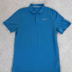 Nike Aeroreact Men's Blue Polo Shirt
